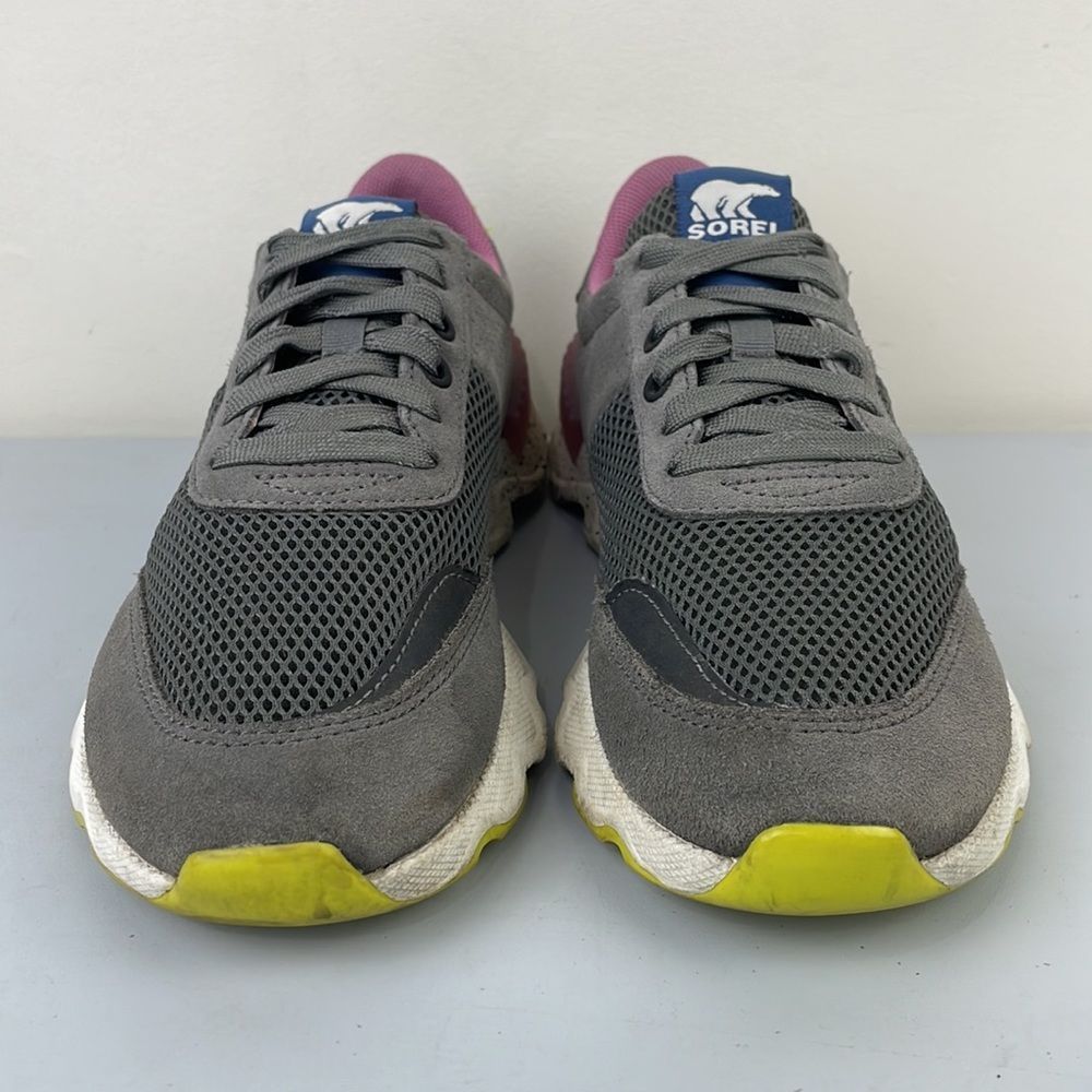 SOREL Kinetic Lite Lace Sneakers Shoes Women’s Size 8 Gray - Picture 4 of 11